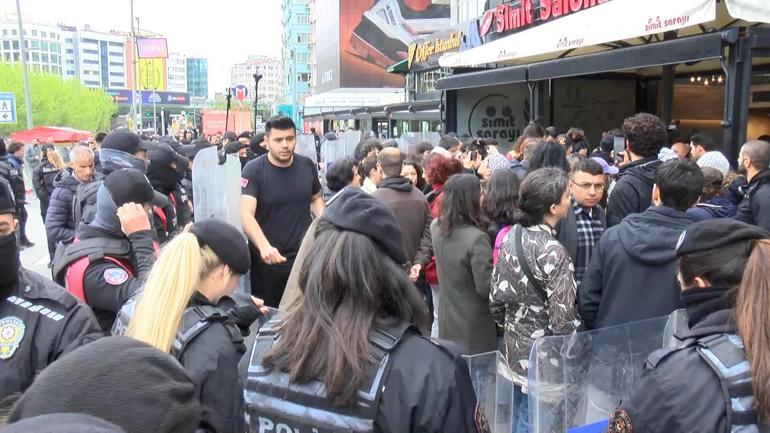 Mecidiyeköyden Taksime yürümek isteyenlerden bazıları gözaltına alındı