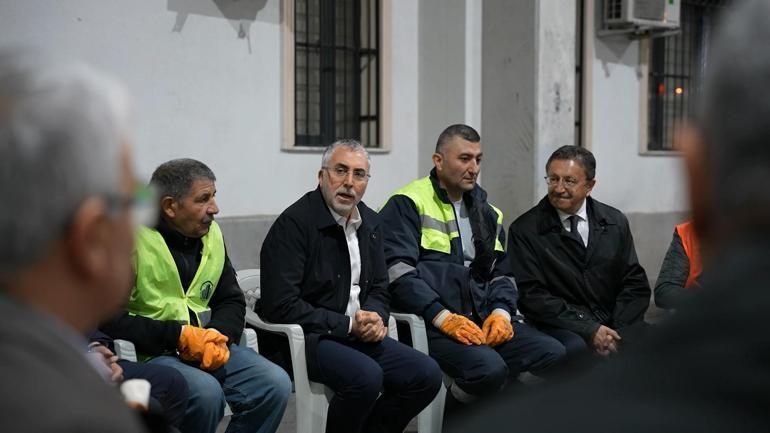 Bakan Işıkhan, işçilerle buluştu
