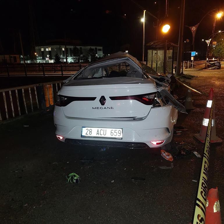 Giresun’da otomobiller çarpıştı; 2 ölü, 3 yaralı