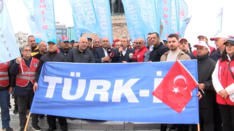 Sendikalardan Taksimde 1 Mayıs kutlaması
