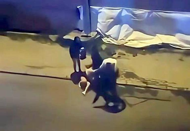 Avcılarda kadına şiddet kamerada: Tekme tokat darbedildi yerde sürüklendi