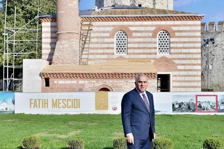 Yedikule Hisarındaki Fatih Mescidi yeniden ihya edilerek ibadete açıldı