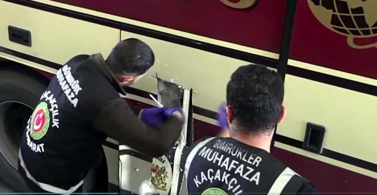 Kapıkule’de otobüsteki 87 kilo uyuşturucuyu Jeff buldu; 3 tutuklama