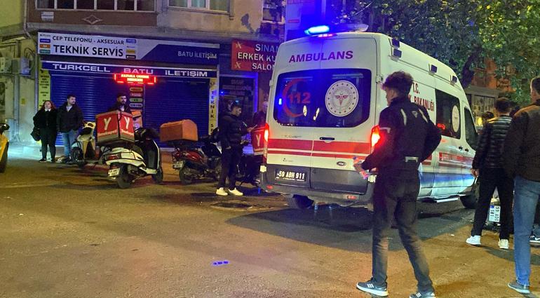 Motosikletler çarpıştı; 2 kurye yaralandı