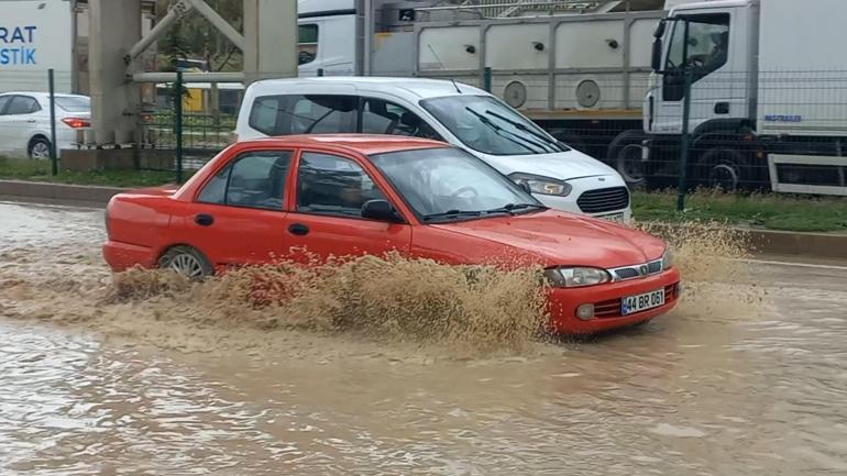 Malatyada sağanak etkili oldu