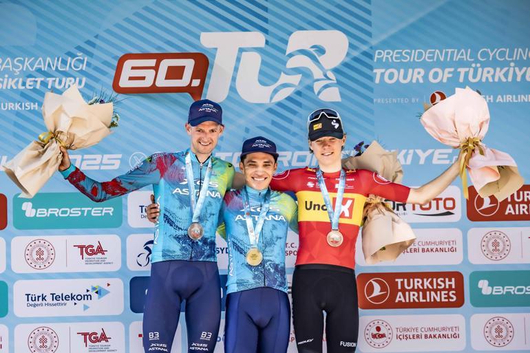 60. Cumhurbaşkanlığı Türkiye Bisiklet Turunun Selçuk-Selçuk etabını Harold Martin Lopez kazandı