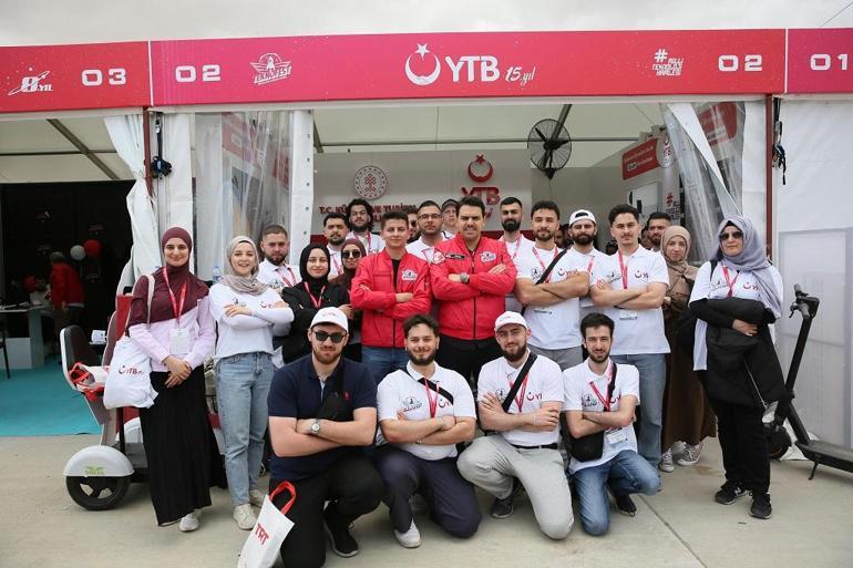 Yurt dışında yaşayan 34 öğrenci, YTB’nin desteğiyle TEKNOFEST KKTC’de