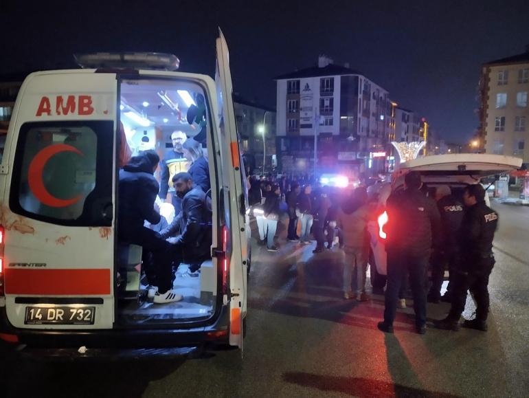 Boluda 2 grup arasında kavga; 3 yaralı, 5 gözaltı