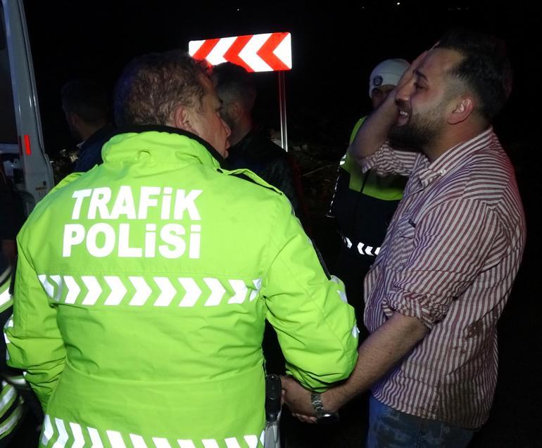 Erzurum’da otomobil dereye uçtu; 3 yaralı