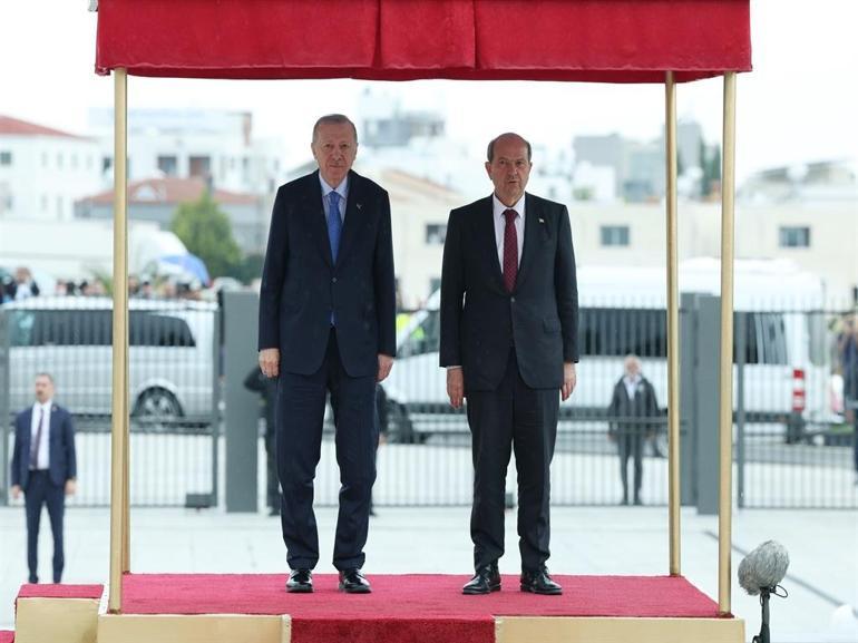 Cumhurbaşkanı Erdoğan, KKTCdeki yeni Cumhuriyet Yerleşkesinin açılışını yaptı
