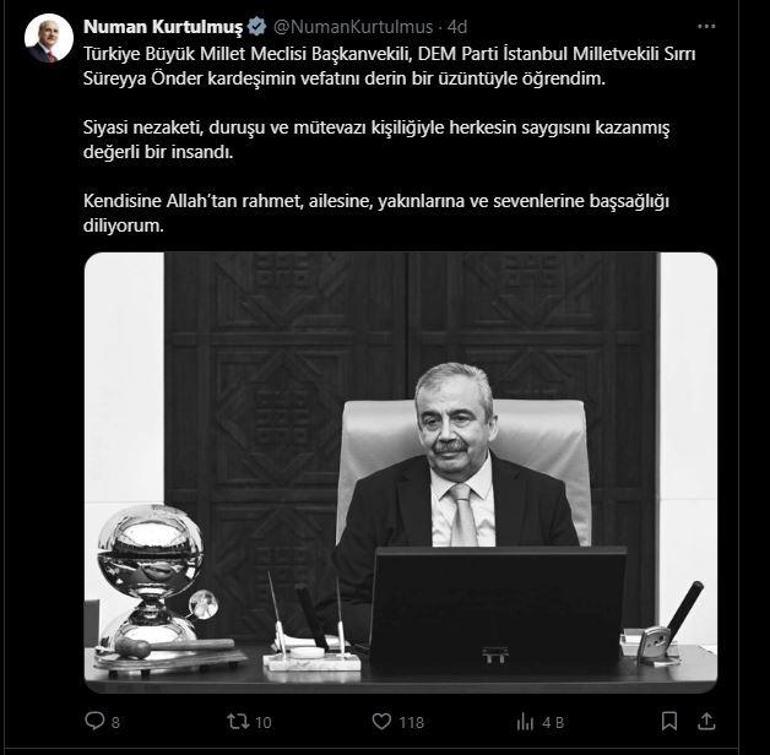Sırrı Süreyya Önder hayatını kaybetti