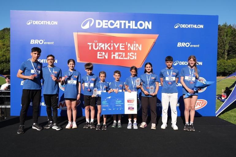 Türkiye’nin en hızlı çocukları belli oldu
