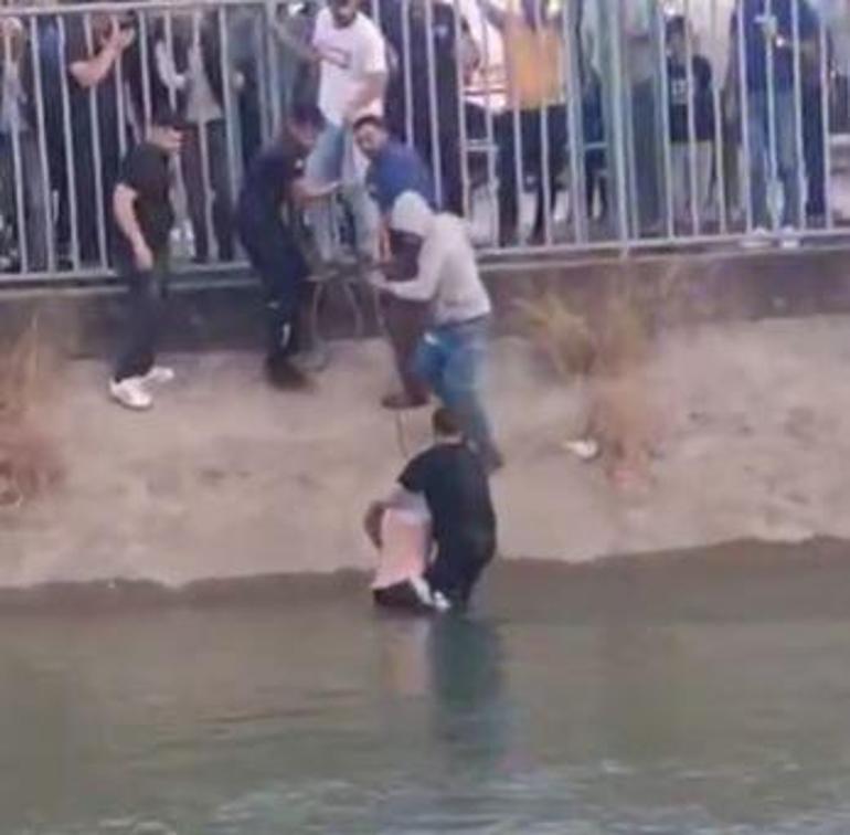 Adanada sulama kanalında hareketsiz duran kişiyi çevredekiler kurtardı; durumu ağır