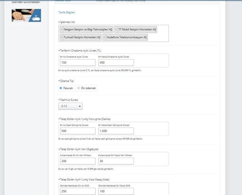 Telefon ve internet tarifeleri e-Devlette karşılaştırılabilecek