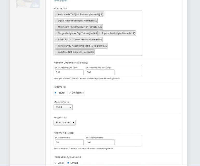 Telefon ve internet tarifeleri e-Devlette karşılaştırılabilecek