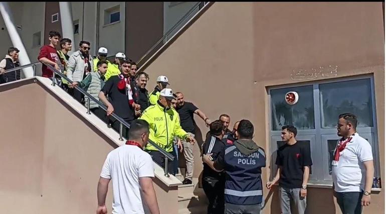 Samsunda 3 taraftarın gözaltına alındığı maç 0-0 sona erdi