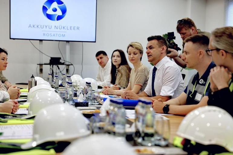 Rusyanın önde gelen içerik üreticileri Akkuyu NGS, sahasını ziyaret etti