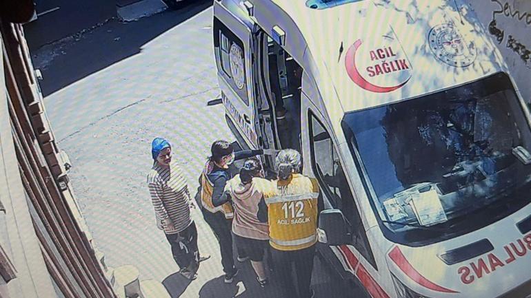 Tekirdağda sokak köpeğinin ısırdığı kadın yaralandı; o anlar kamerada