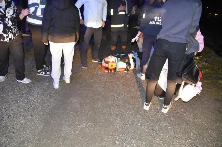 Gümüşhanede otomobiller çarpıştı; 2si yaya, 11 yaralı