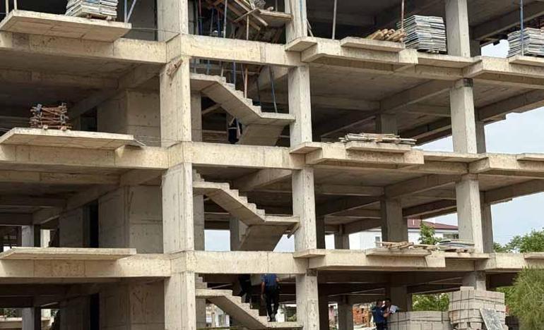 İnşaatta işe başladığı gün 4üncü kattan düşerek öldü