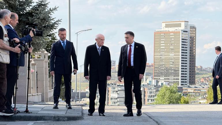 Cumhurbaşkanı Erdoğan ve Bahçeli bir araya geldi