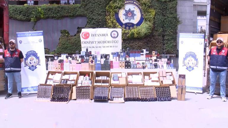 İstanbulda sahte parfüm operasyonu: 110 milyon liralık ürün ele geçirildi