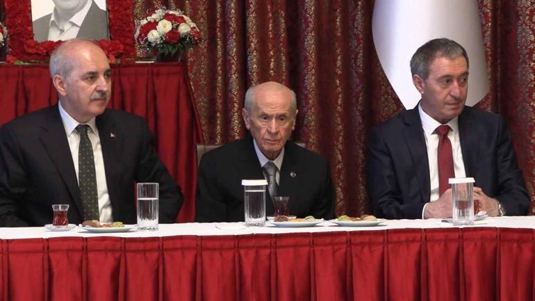 Kurtulmuş ve Bahçeliden, DEM Parti grubuna taziye ziyareti