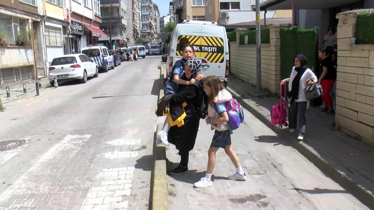 Bakırköyde ilkokulda yangın paniği