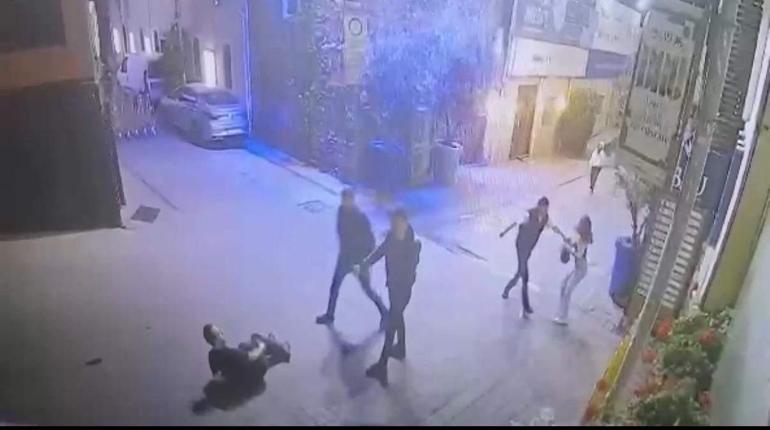 Beşiktaşta eğlence mekanındaki silahlı saldırı güvenlik kamerasında