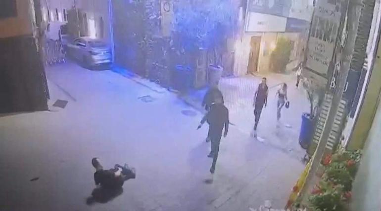 Beşiktaşta eğlence mekanındaki silahlı saldırı güvenlik kamerasında