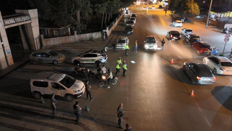 Bursa’da ‘dur’ ihtarından kaçan alkollü sürücüye 25 bin 389 lira ceza