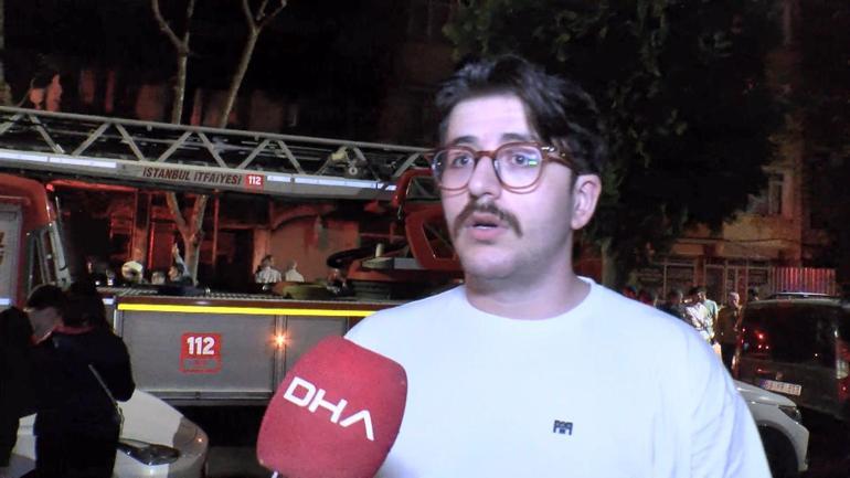 Küçükçekmecede beyaz eşya deposu alev alev yandı; mahalleli panik yaşadı