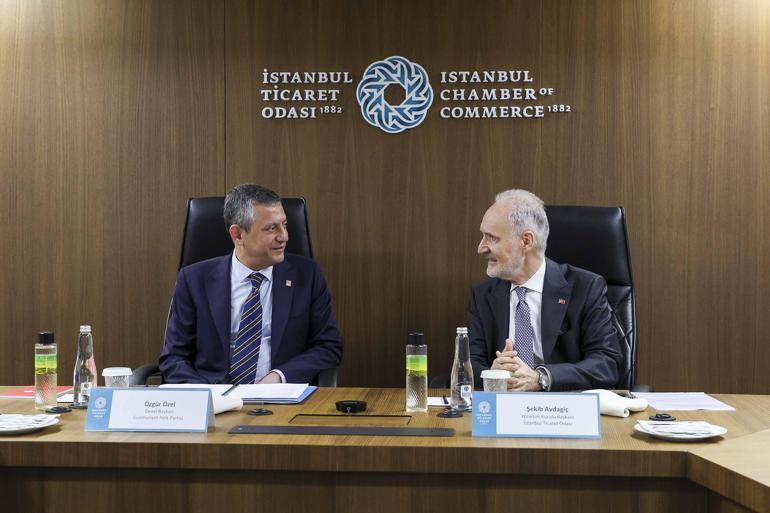 Özgür Özel, İstanbul Ticaret Odasını ziyaret etti