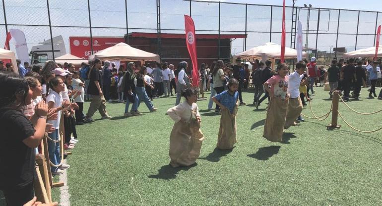 Gaziantep’te depremzede çocuklara etkinlik