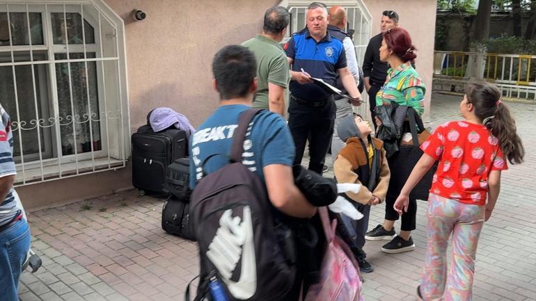Avcılarda riskli 4 katlı bina tahliye edilerek mühürlendi