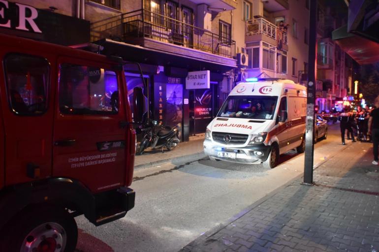 İzmir’de gaz sızıntısı sonrası patlama: 4 yaralı; o anlar kamerada