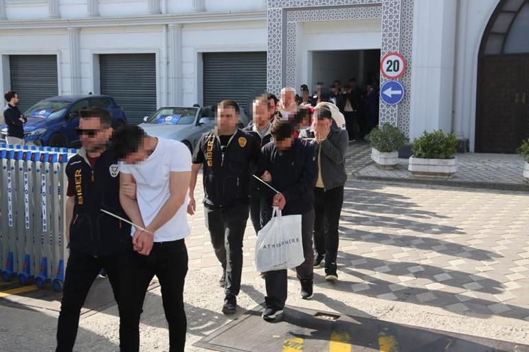 Sahte araç kiralama sitesi üzerinden 122 kişiyi dolandıran 52 şüpheli tutuklandı