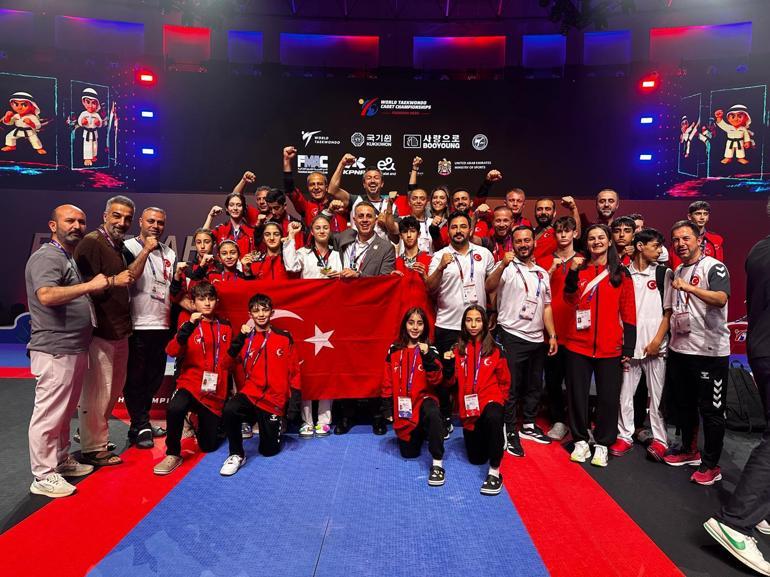 Sena Yılmaz, taekwondoda dünya şampiyonu oldu