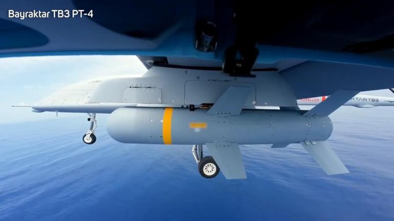TCG Anadoludan havalanan Bayraktar TB3’ler hedefleri tam isabetle vurdu