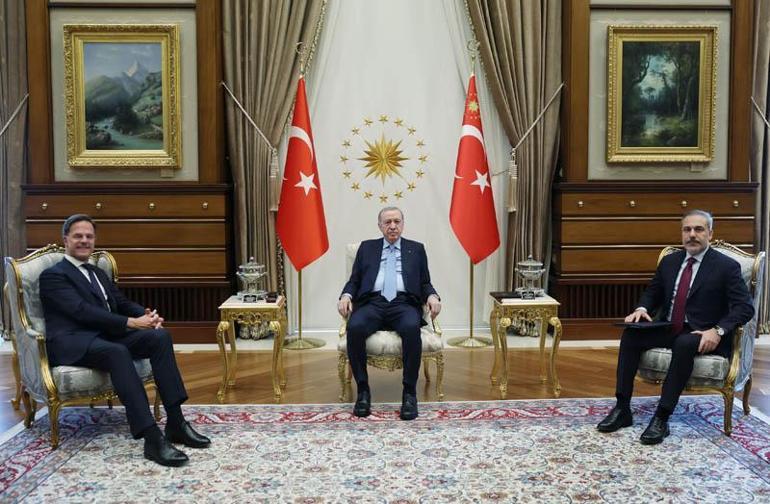 Cumhurbaşkanı Erdoğan, NATO Genel Sekreteri Rutteyi kabul etti