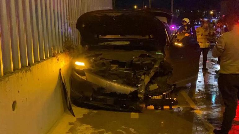 Başakşehir’de cip ile otomobil çarpıştı: 5 yaralı