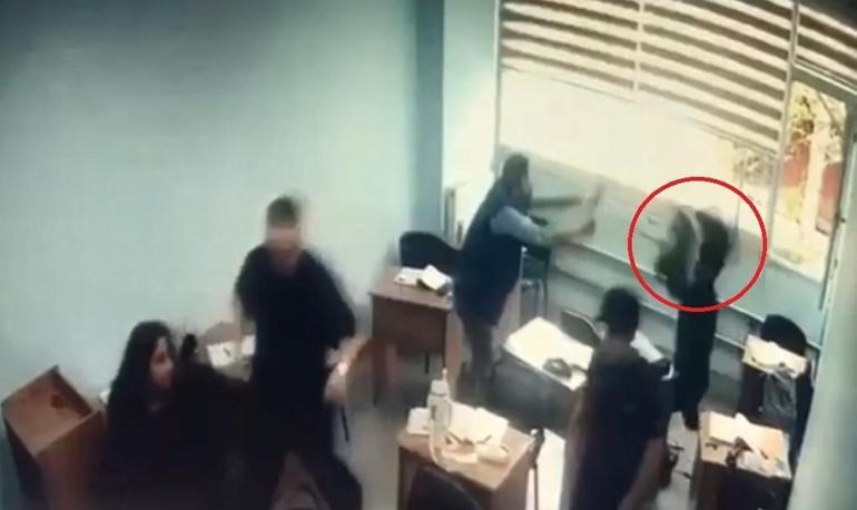 Bıçak ve sopayla girdiği kurs binasında öğrenciyi bıçakladı