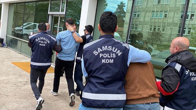 Samsunda ‘tefecilik’ ve dolandırıcılık operasyonunda gözaltına alınan 2 şüpheli adliyede