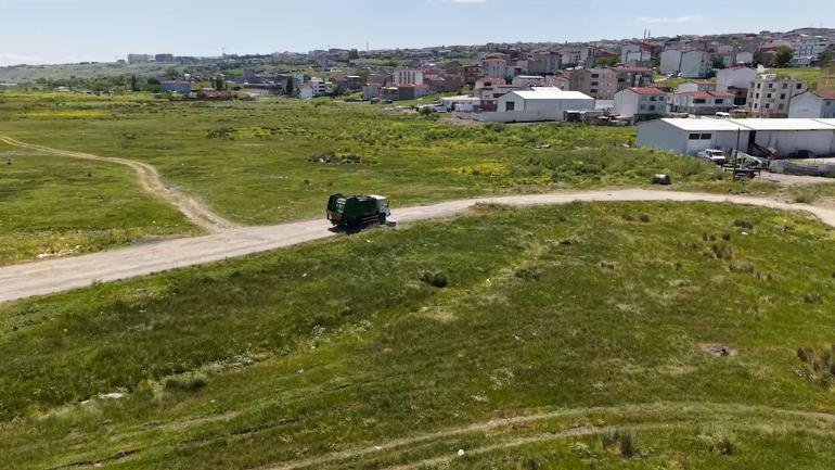 Avcılar’da kaçak moloz dökümüne dronlu takip