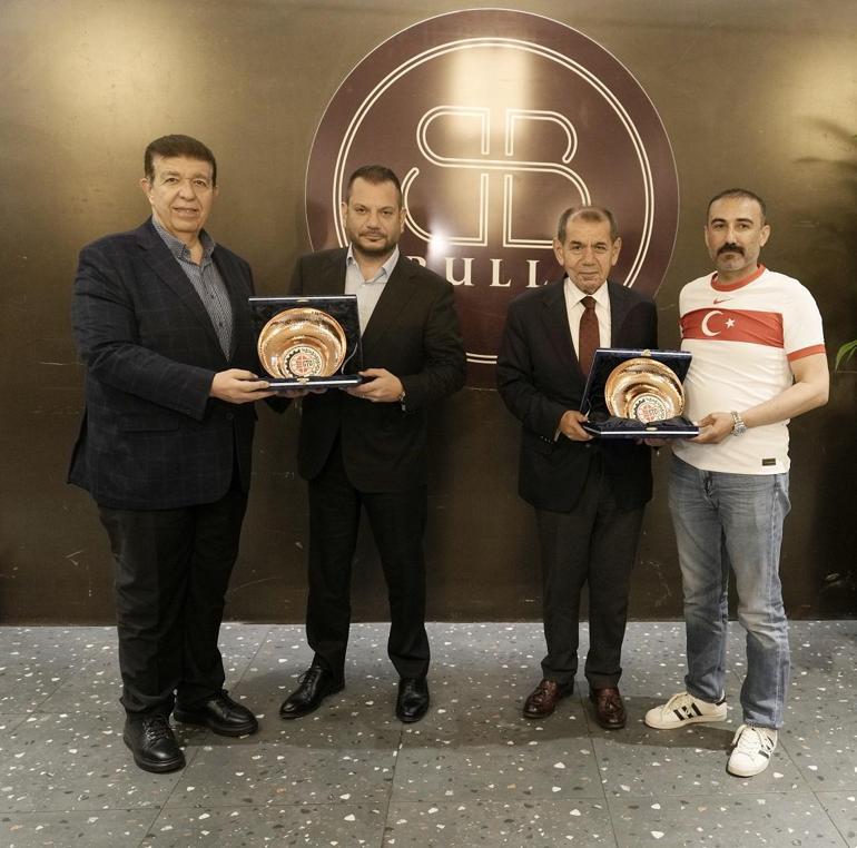 Gaziantepte iki kulüp başkanından dostluk rüzgarı