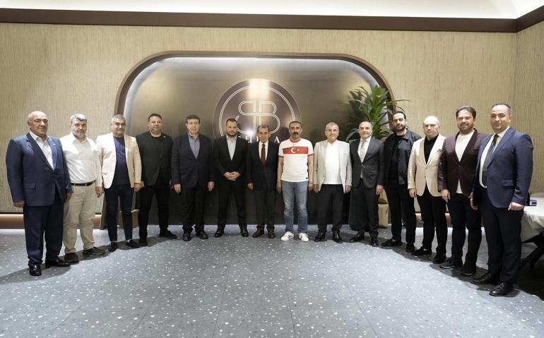 Gaziantepte iki kulüp başkanından dostluk rüzgarı