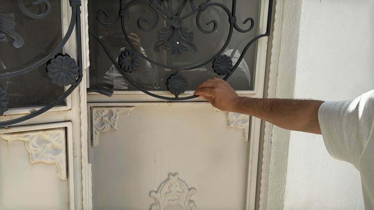 Komşular arasındaki anlaşmazlık kamerada