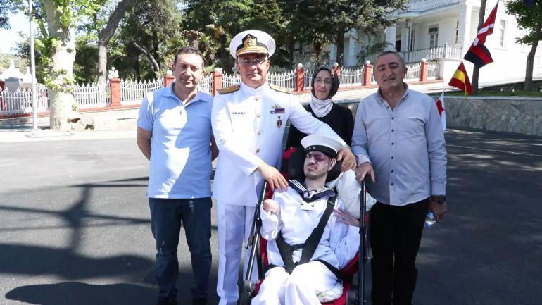 Engelliler Haftası için temsili askerlik töreni