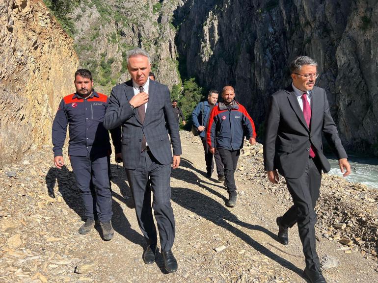 Nehirde kaybolan İbrahim’i arama çalışmaları 7nci gününde
