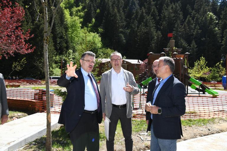 Uzungöl’de yoğun trafiğe, otopark ve ring sistemi